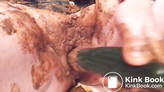 Dirty Cucumber Scat Fucking