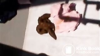 Sunshine poop on the balcony