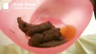 In der Plastikschüssel serviert