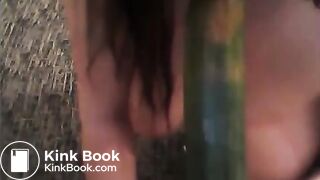 Sucking Scat Off A Cucumber