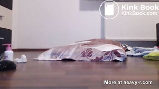 Messy Anal Dildo Ride