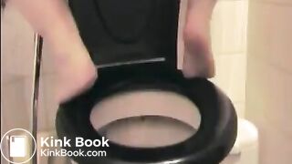 Amateur chick shitting in the toilet - Scat Video Collection