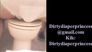Panty pooping Diaper pooping Krissy xoxo