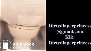 Panty pooping Diaper pooping Krissy xoxo