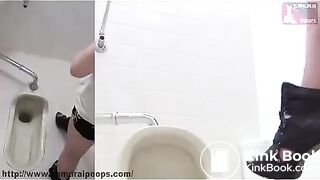 Japanese girl with sexy ass pooping in the mall - Unsensored Japanese scat porn videos