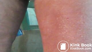 water shit out of hur ass