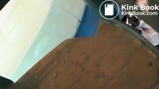 water shit out of hur ass