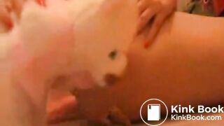 Russian Girl Scat and Farts on Teddy