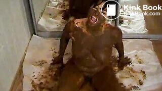 Scat woman having fun