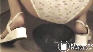 sweet girls poops panty and like it