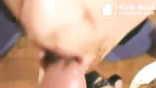 SEXY BLONDE SCAT EAT BLOWJOB