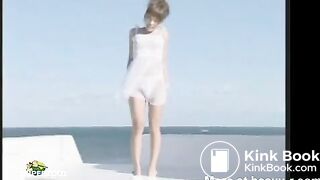 Asian Lady Pooping In Public