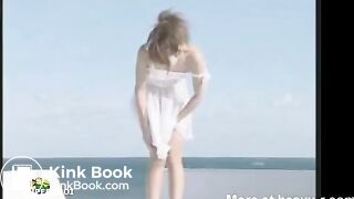 Asian Lady Pooping In Public