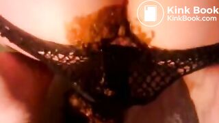 Forced Panty Poop Handcuffed MILF Slave