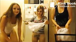 3 amateur teens shit their diapers