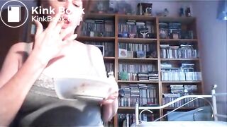 Scat Granny Sucks Shitty Dildo