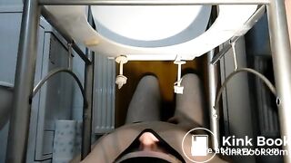 Big Shit In Mouth Under Toilet Chair