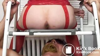 Mistress Shits In Her Slaves Mouth