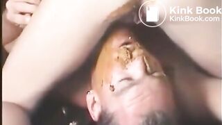 Dude Eats Teen GF Scat