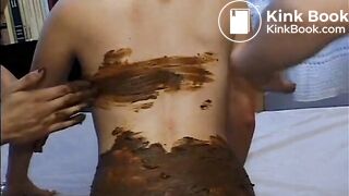 Scat - Horny Shitty Bodypainting - Scheisse