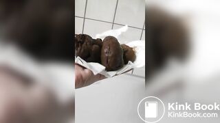 Shitting in a bathtub