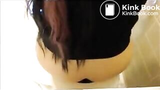 pornativecom - Pornativecom - Lady Pooping And Farting On Toilet_4