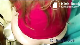 pornativecom - Pornativecom - Lady Pooping And Farting On Toilet_4