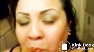 Scat: Andrea in Bathroom 3