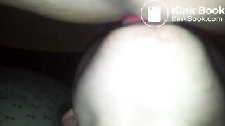 My girlfriend swallows shit from ass