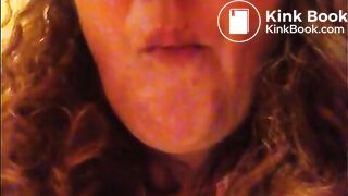 BBW redhead shiteater