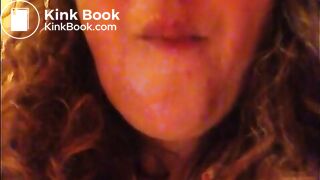 BBW redhead shiteater