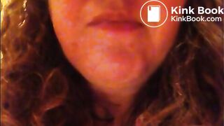 BBW redhead shiteater