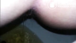 Wife with a wet shit