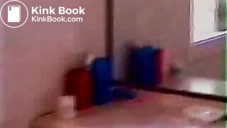 Pretty brunette mades a lot of poop