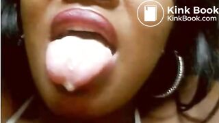 Ebony Webcam Scat Eating