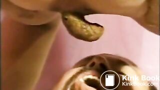 toilet scat - tv kaviar - girl pissing  shitting on her teacher s face - 3 55flv