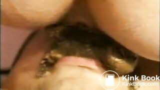 toilet scat - tv kaviar - girl pissing  shitting on her teacher s face - 3 55flv