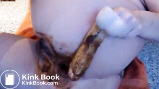 Chubby Girl Scat Dildo Sex