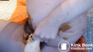 Chubby Girl Scat Dildo Sex