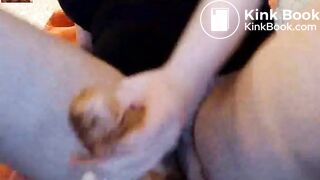 Chubby Girl Scat Dildo Sex