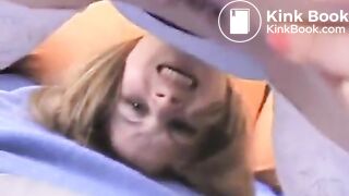 Bautiful girl shitting and tasting