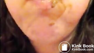 Eating my own shit in the college bathroom