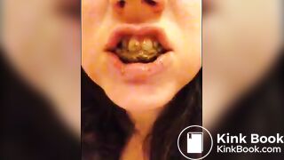 Eating my own shit in the college bathroom