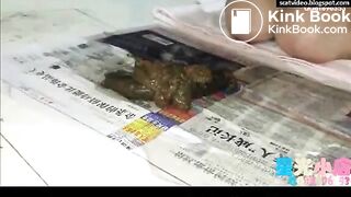 Chiense Teen Eating Her Poop