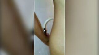 18yo alldoing Nina, part4, 1st lesbian shit action