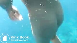 Underwater poop and fist