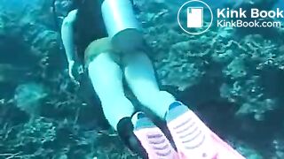 Underwater poop and fist