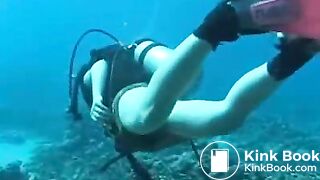 Underwater poop and fist