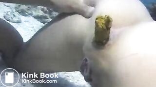 Underwater poop and fist