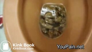 Girl Shitting On The Toilet